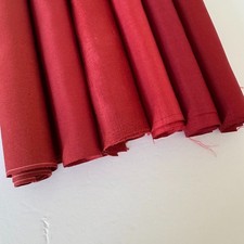 Liner Bundle 172A 13x22 Cognac Vintage Silk Fabric Scraps Kimono Fabric Bag