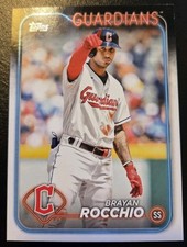 2024 Topps Series 2 Baseball Brayan Rocchio #473 Cleveland Guardians