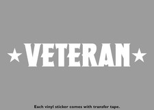 Veteran Vinyl Stickers