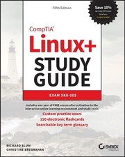 CompTIA Linux Study Guide: Exam XK0-005 by Richard Blum Paperback Book