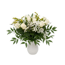 White Roses -Bouquet- Letterbox Gift - Fresh Flowers Delivered  - Next Day