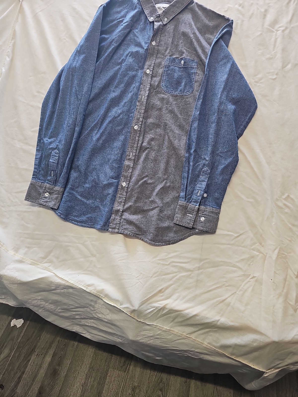 Cedar Wood State Two-Tone Chambray Shirt XL XX1160 image 4