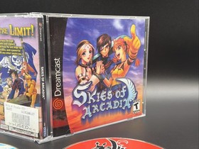Skies of Arcadia Sega Dreamcast 2 Disc Set Complete With Manual TESTED!