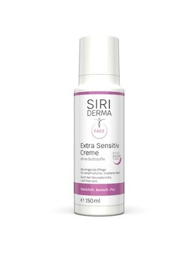 Siriderma Hautcreme extra-sensitiv ohne Duft 150 ml | Empfindliche Gesichtshaut