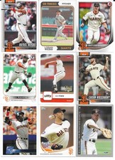 SAN FRANCISCO GIANTS 200 giocatori, senza dups con CARTA AUTOGRAFATA E 30+ RC