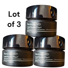 3x Perricone MD Cold Plasma Plus Advanced Serum Concentrate 15ml/0.5floz Each