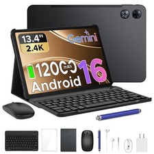 2026 POCKAM P13 Android 16 Tablet 13.4 inch Tablet 48GB 128GB 12000mAh Octa Core