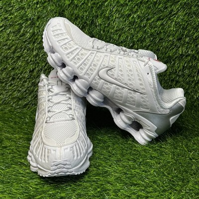 Size 11 - Mens Nike Shox TL OG White Metallic Silver Sneakers