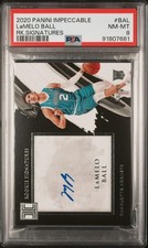 2020-21 Panini Impeccable Basketball LaMelo Ball Rookie Signatures 68/99 RC