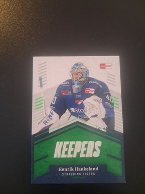 DEL Playercards 25/26 Keepers Stadium Henrik Haukeland Straubing Tigers #GK13