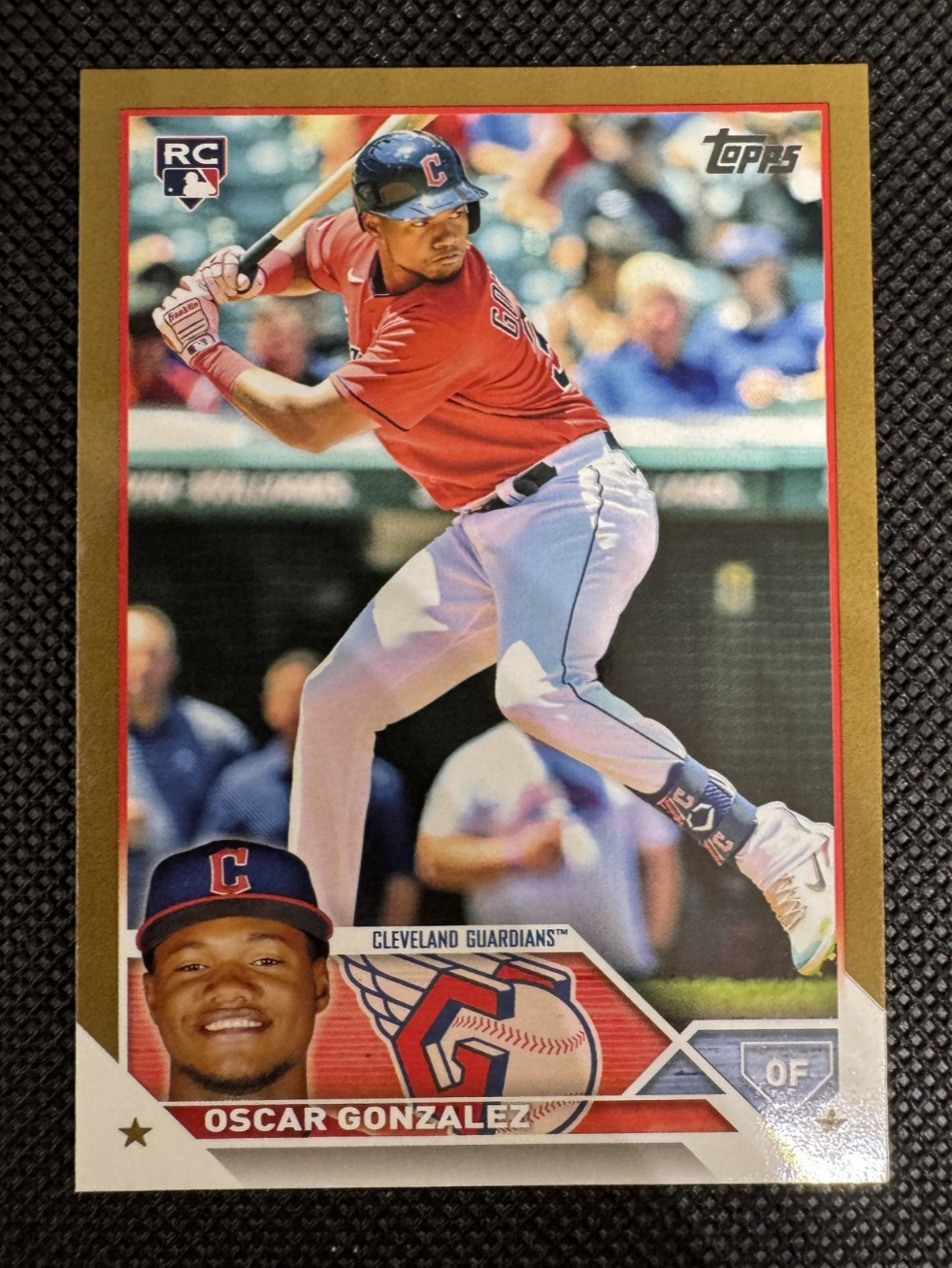 2023 Topps Series 1 - Oscar Gonzalez #119 Gold Border /2023