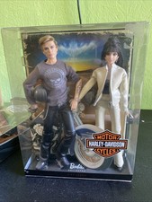 Barbie Collector Pink Label Harley-Davidson Motor Cycles Barbie and Ken Doll Set