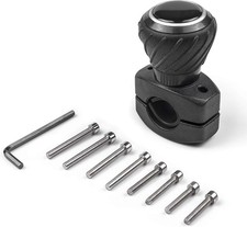 Deluxe Steering Wheel Power Handle Spinner Knob - Universal Steering Wheel Fit