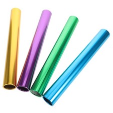 4 Pcs School Competition Sticks Racing for Relay Kids Aluminum Alloy