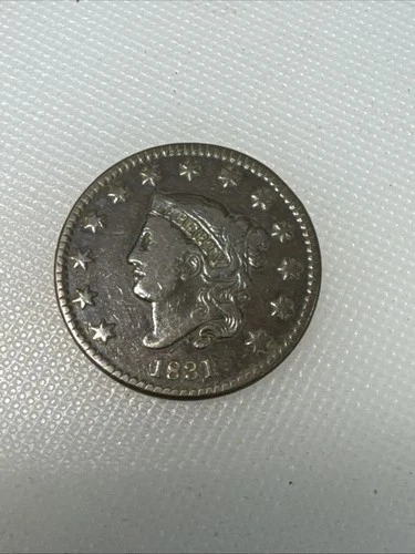 Photo of a 1831-P Large Cent from an eBay listing that sold on Jul 20, 2026