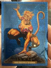 2024 Marvel Masterpieces '92 Platinum Blue Traxx #55 Feral