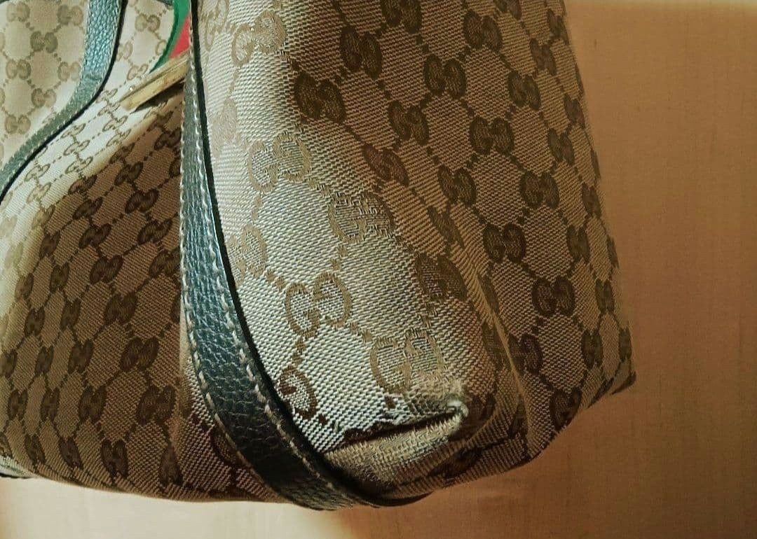 GUCCI GG Canvas Tote Bag Shoulder Bag Authentic Excellent Condition thumbnail 8