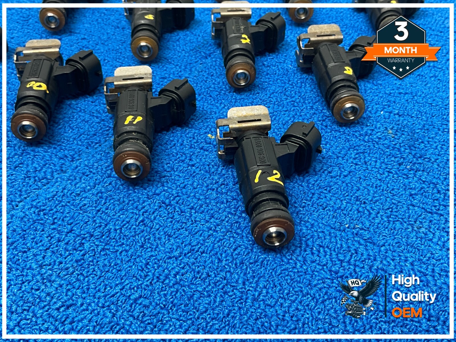 2007 - 2010 BENTLEY CONTINENTAL GTC ENGINE FUEL INJECTOR SET OF 12 OEM