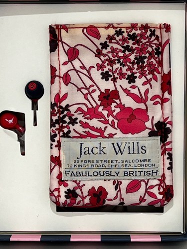 PHONE CASE SET & EARPHONES JACK WILLS TEMBLETON GIFT INBOX+FOC EARPHONES RRP £30 - Zdjęcie 5 z 15