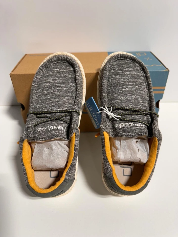 Hey Dude Wally Youth Stretch Taupe 130131555 EE. UU. Talla Niño 12 / EUR 31 Foto 4 de 4