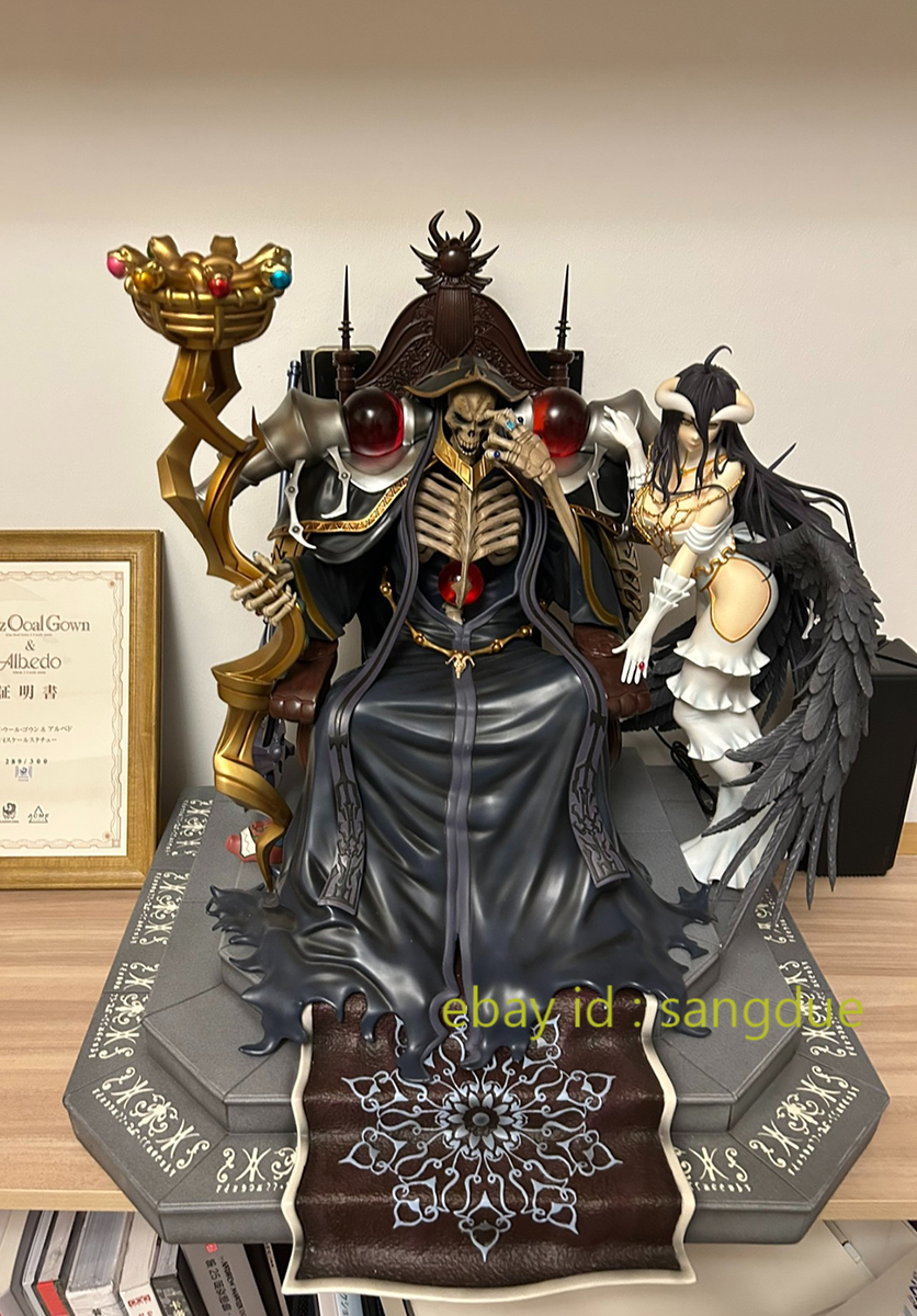 Kadokawa&Acme 1/4 OVERLORD albedo & Ainz Ooal Gown Deluxe Model