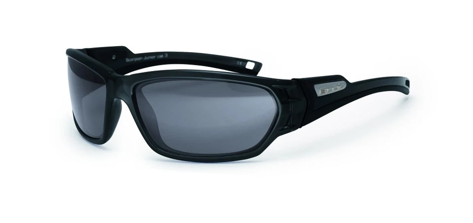 BLOC SCORPION J301 Junior/Childrens/Kids Sunglasses SHINY BLACK / GREY CAT.3 - Image 1 of 1