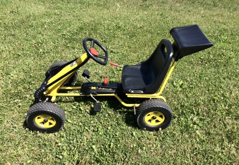 Vintage Xtreme Pedal Car Go Cart Kettler Kettcar With Wind Spoiler eBay