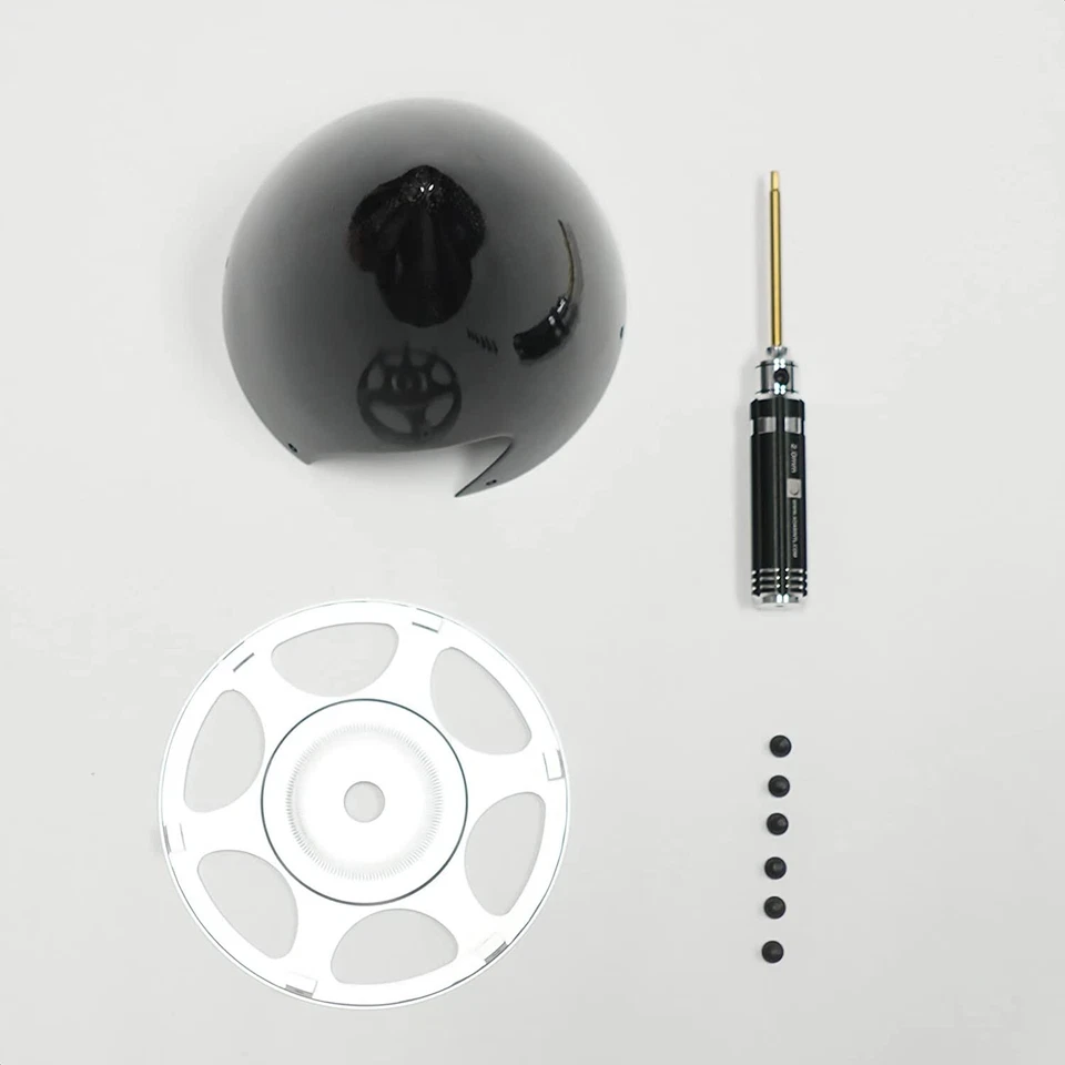 XOAR 5 inch 3-Blade Carbon Fiber Spinner RC Propeller Props Gas Model Airplanes - Image 3 of 4