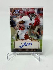 2021 Leaf Campus Kings Football John Metchie III Auto Bronze Foil Card #CK-JM1