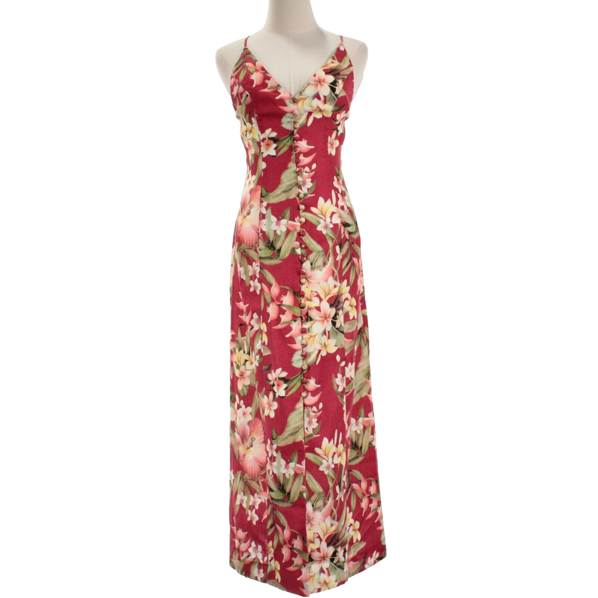Zimmermann NWT Lexi Floral Midi Slip Dress Size 0 US 4 in Red/Multi 100%  Linen | eBay