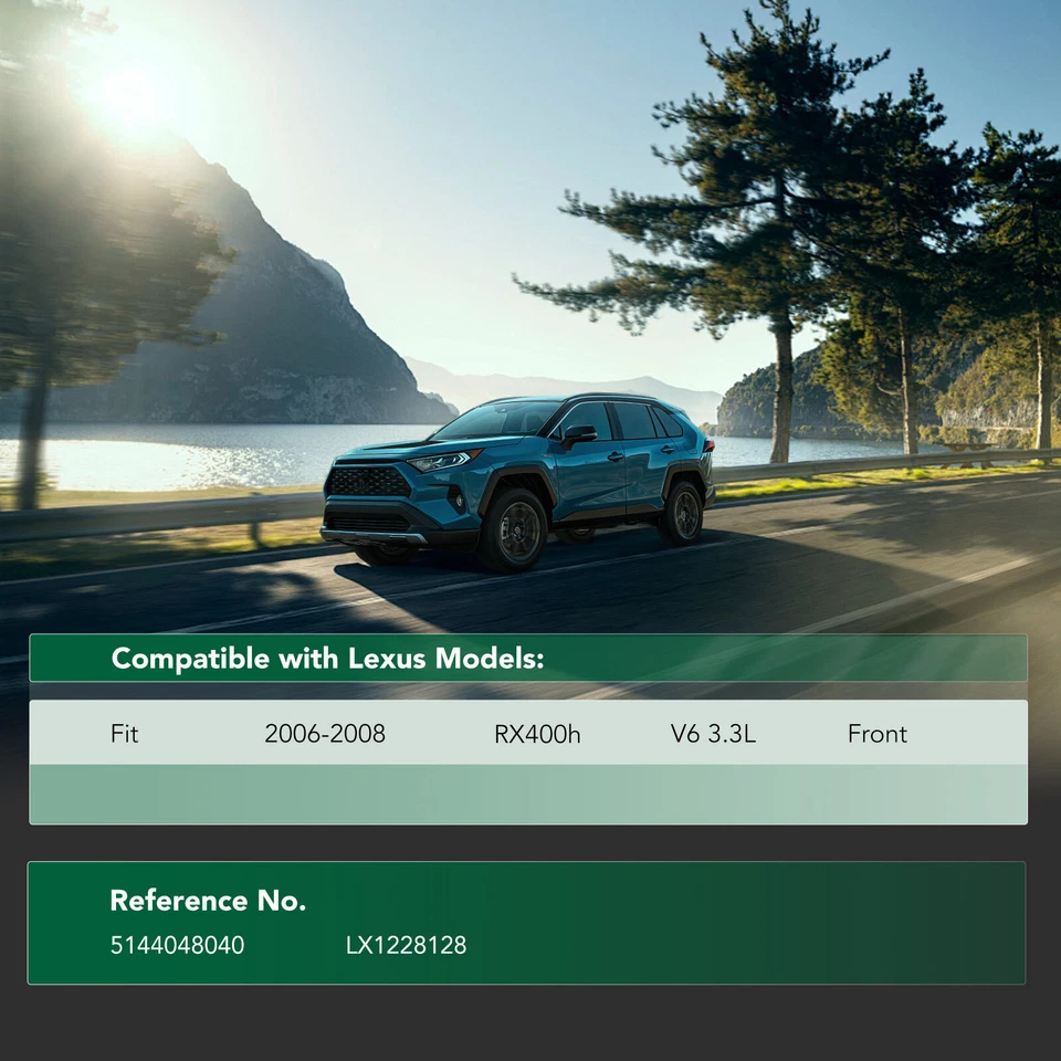 Protector contra salpicaduras del motor delantero para Lexus RX400h 2006 2007 2008 V6 3,3 L 5144048040 Foto 2 de 4