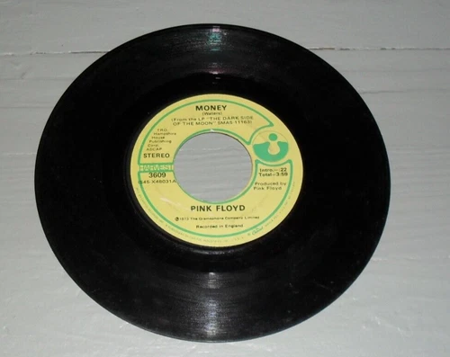 Pink Floyd 45 vinyl Money and Any Colour Your Like