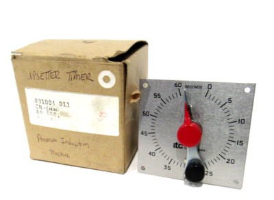 NEW INDUSTRIAL TIMER CH-1MIN TIMER CH1MIN