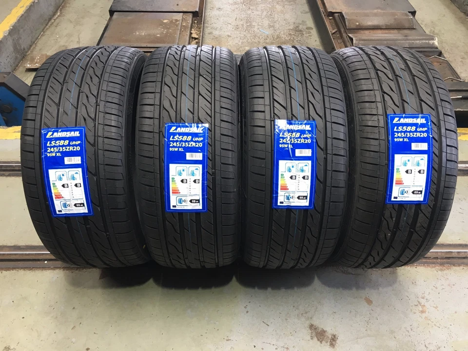 X4  245 35 20  245/35ZR20 95W XL LANDSAIL TYRES, AMAZING B,B RATINGS TOP QUALITY
