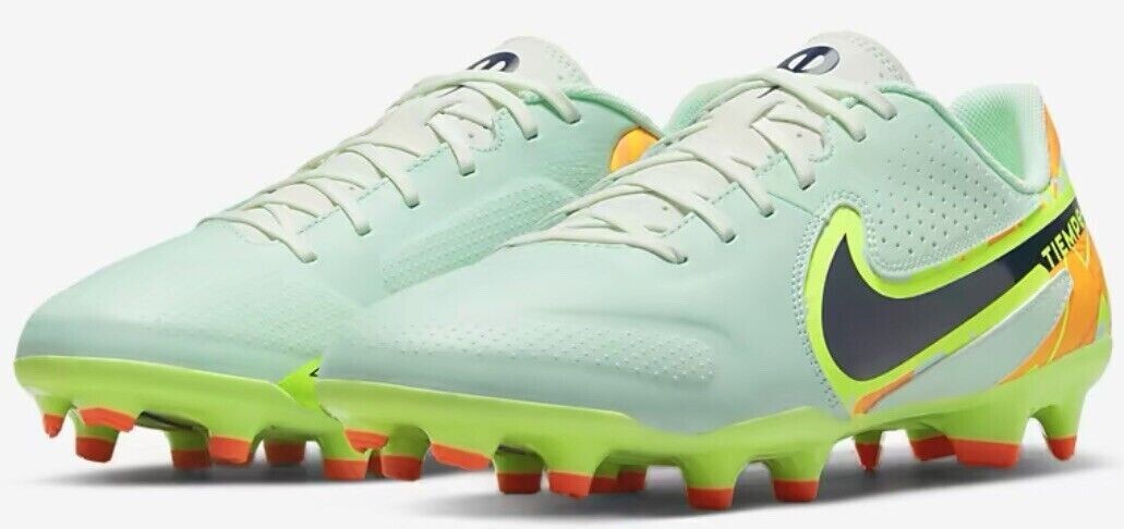 NIKE TIEMPO LEGEND 9 ACADEMY FG/MG MINT FOAM DA1174-343 MEN'S SIZE