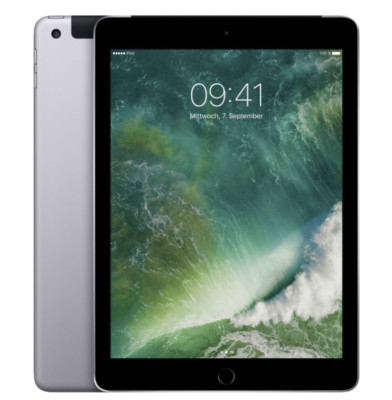Apple IPad 5.Gen 2017 A1823 128GB 32GB 9,7'' Zoll Cellular Spacegrau Hervorragend