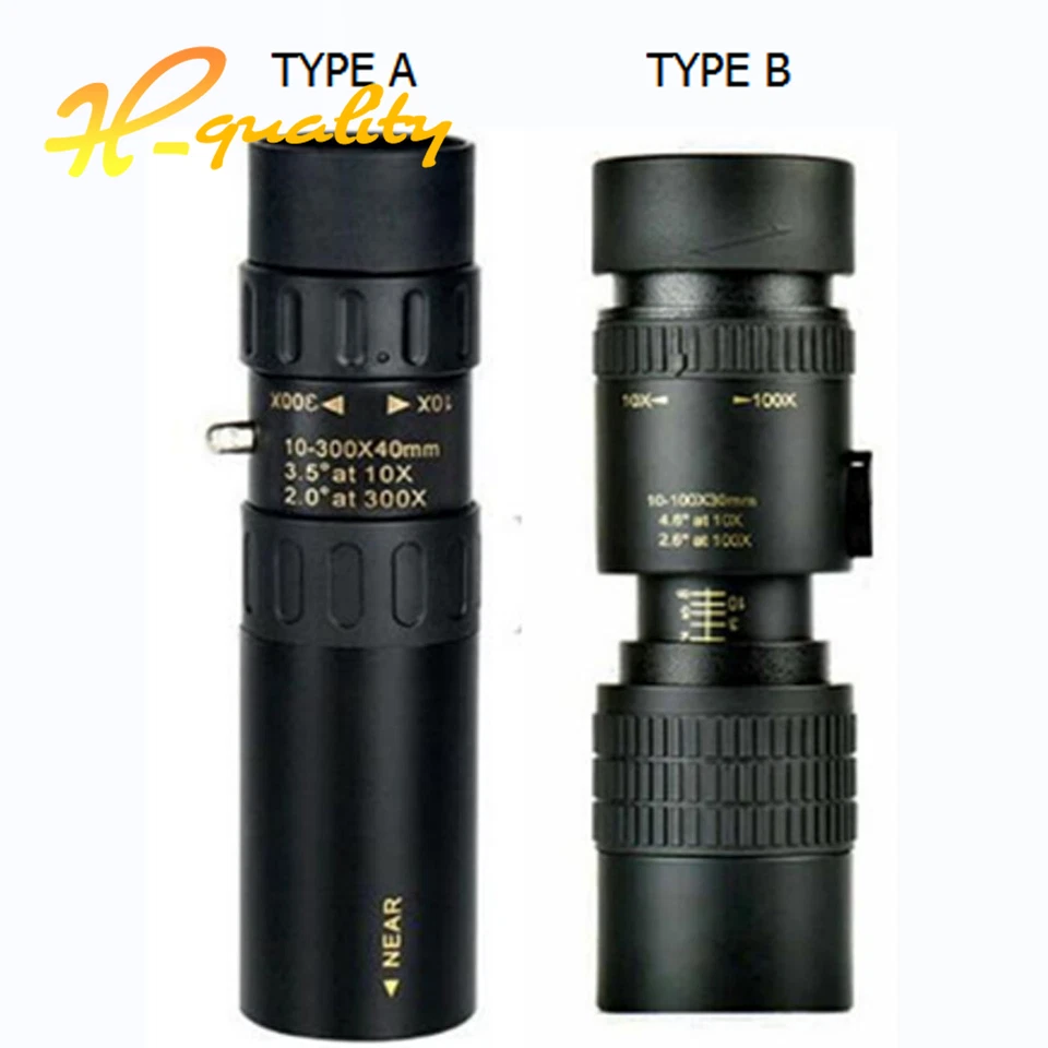 4K 10-300X40mm Super Telephoto Zoom Monocular Telescope Portable 3 Sizes - Image 2 of 4