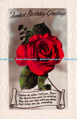 R228864 Fondest Birthday Greetings Believe me when I tell you Dear RP N 111