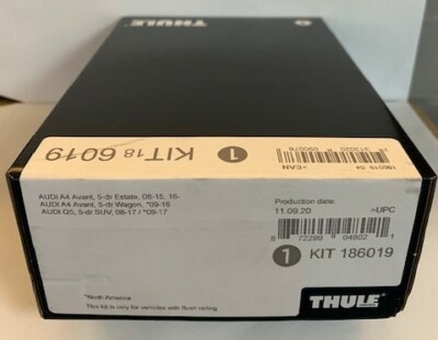 Thule Evo Flush Rail Fitting Kit 186019 Fits Audi A4 Avant, Door Est Q5  SUV UK