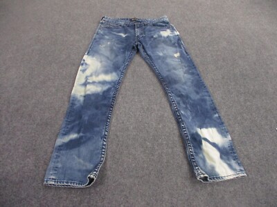 Big Star Jeans Adult 34 Denim Venture Straight Bleached Acid Wash