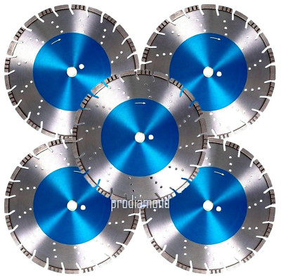 5PK-12'' Rebar Hard Concrete Brick Block Paver stone Tile Diamond Saw Blade-BEST