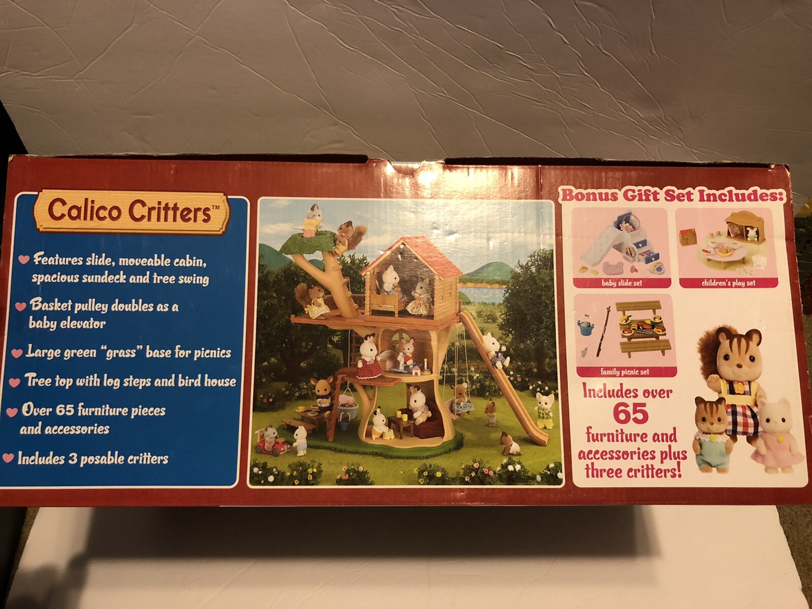 calico critters adventure treehouse gift set