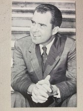 RICHARD NIXON 1960 campaign MINT postcard VERY nice RARE Presidential GOP 
