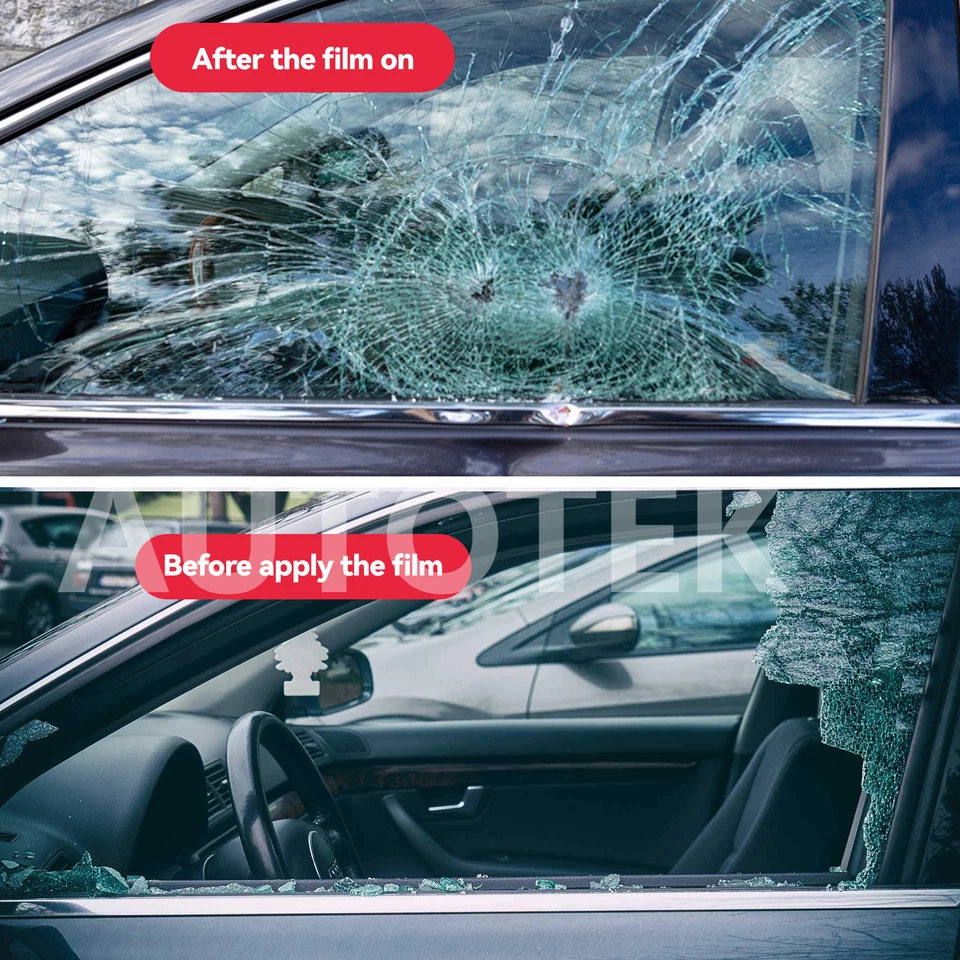 Película precortada ventanas delanteras de dos puertas cualquier tono para GMC Yukon XL 2007-2014 Foto 3 de 4