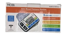MOBI Advanced Automatic Arm Blood Pressure Monitor Includes Carrying Case
