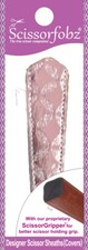SCISSORFOBZ Designer Scissors Sheath Cover Single Small Diamond Shiny Rose Gold