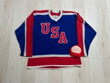Team USA Hockey 1981 Canada Cup Cooper Hockey Jersey Size L
