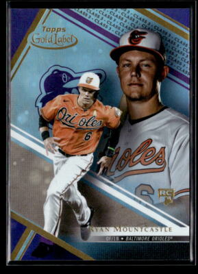 Ryan Mountcastle #'d /35 RC - 2021 Topps Gold Label Class 3 Purple Rookie SP