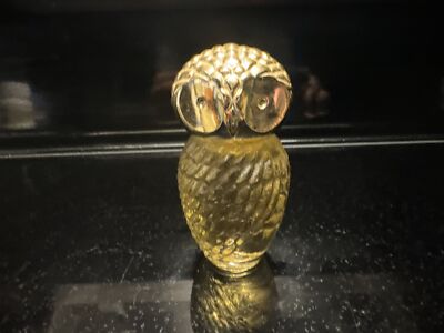 Vintage AVON Sweet Honesty Perfume Bottle Baby Owl FULL