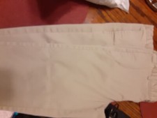 Boys Uniform Pants-Khaki size 18 Regular good condition adjustable waist 